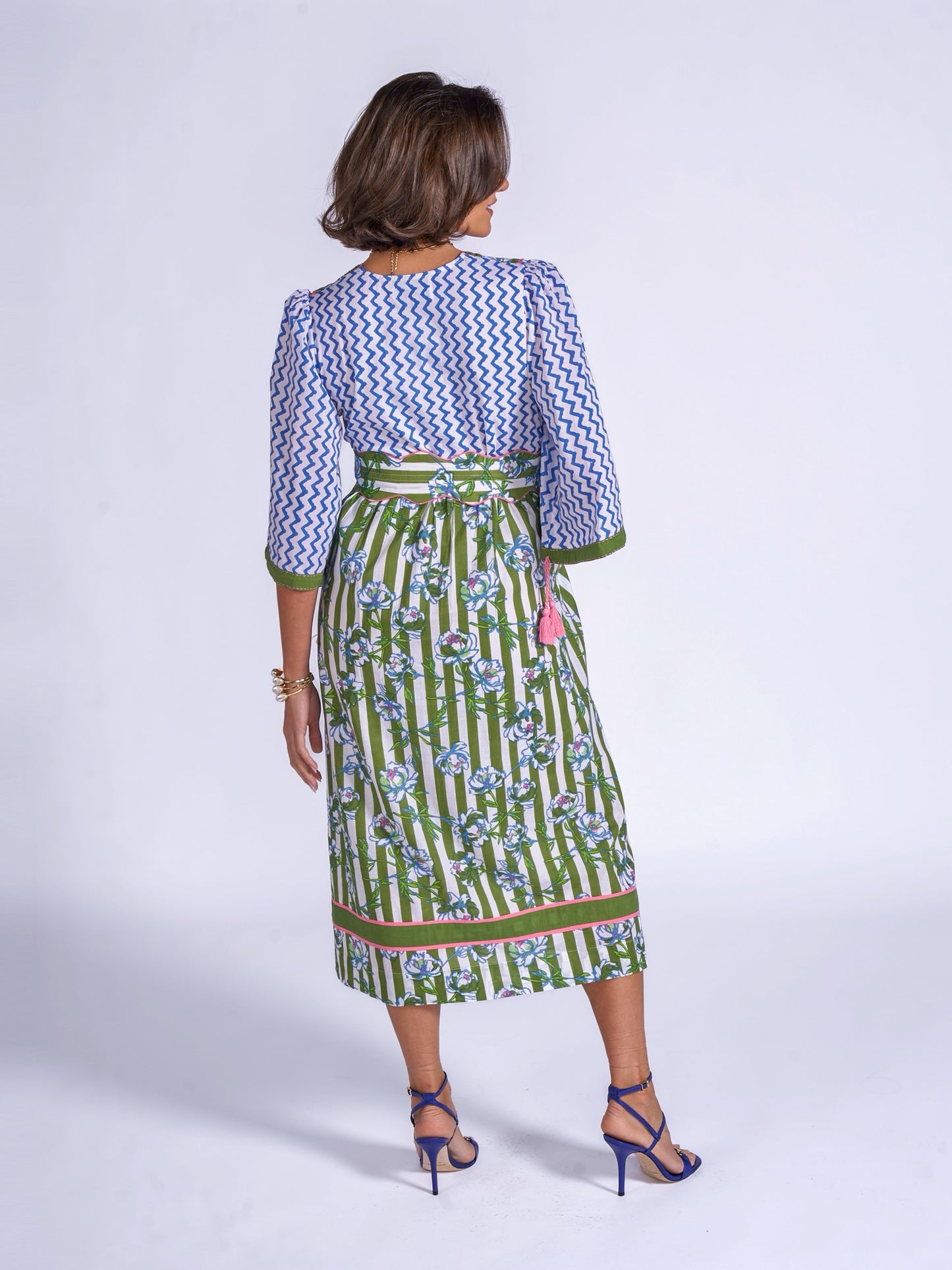 'IVY' DRESS IN APPLE BLOSSOM