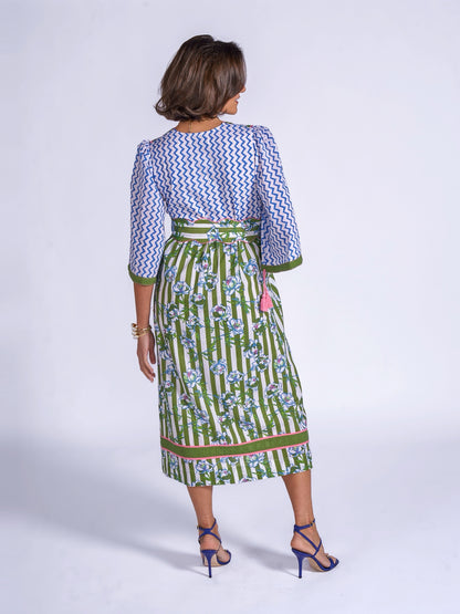 'IVY' DRESS IN APPLE BLOSSOM