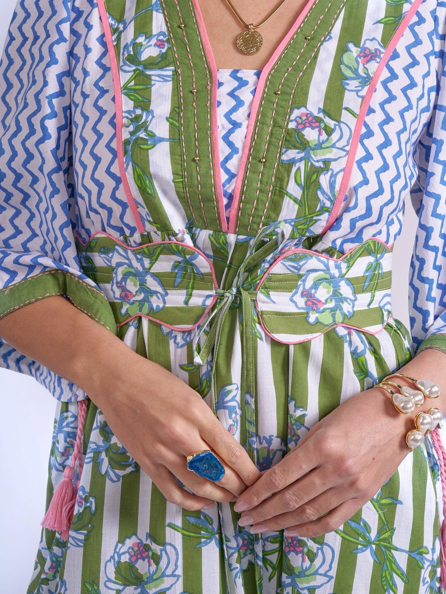 'IVY' DRESS IN APPLE BLOSSOM