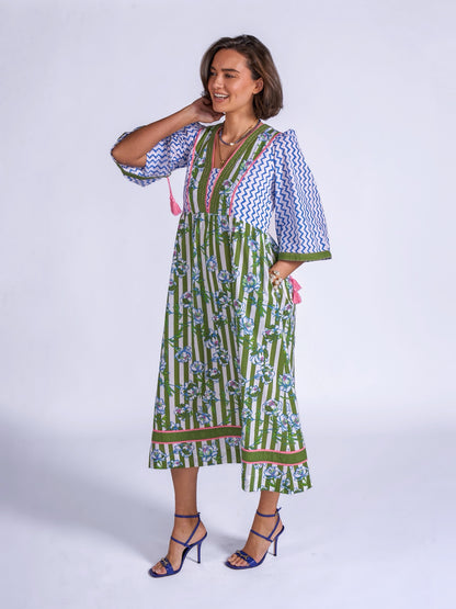 'IVY' DRESS IN APPLE BLOSSOM