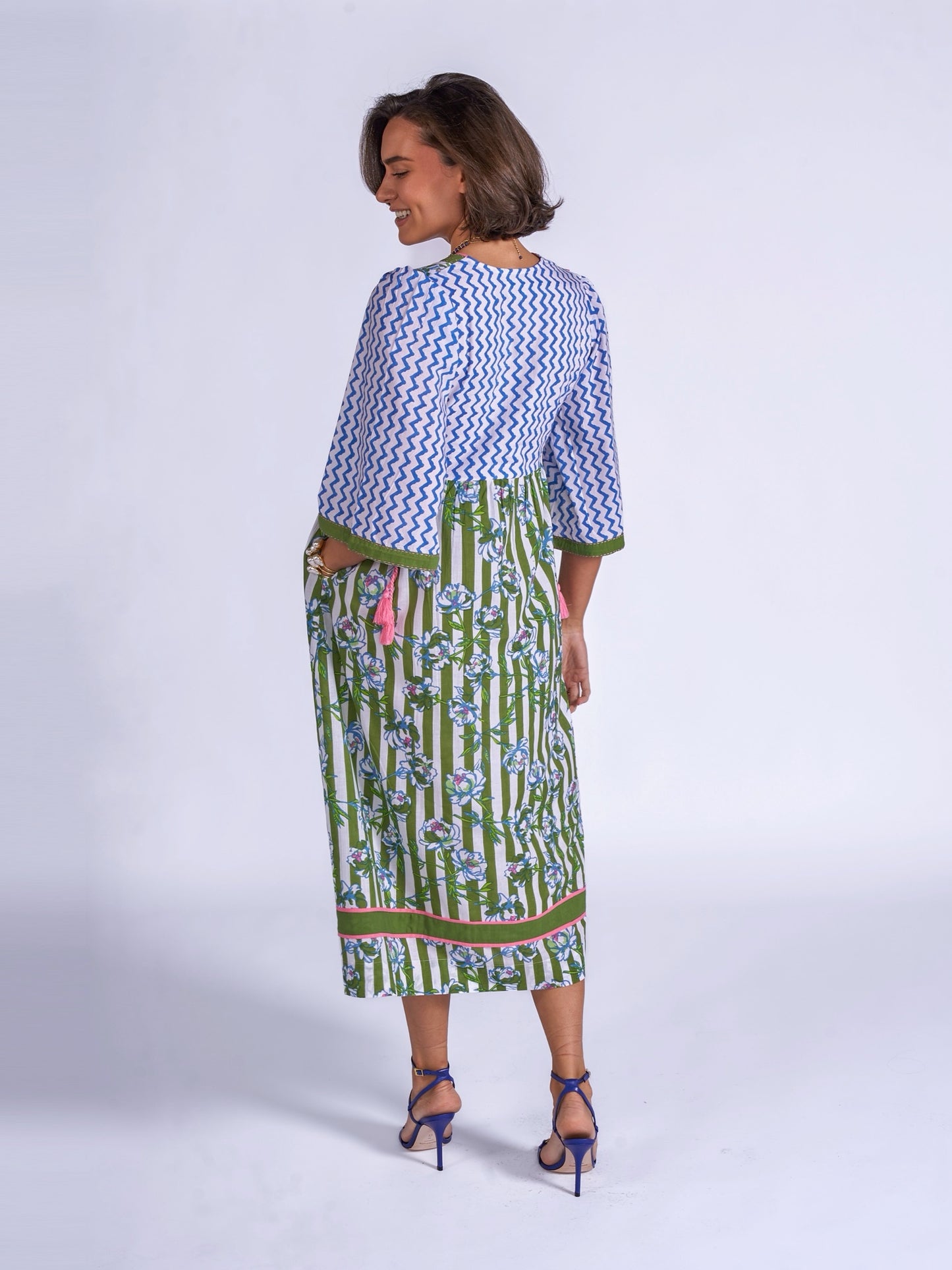 'IVY' DRESS IN APPLE BLOSSOM