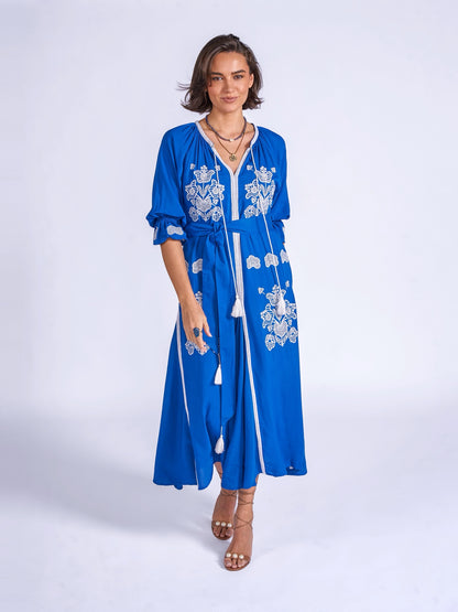 'LYRA' DRESS IN ROYAL BLUE'