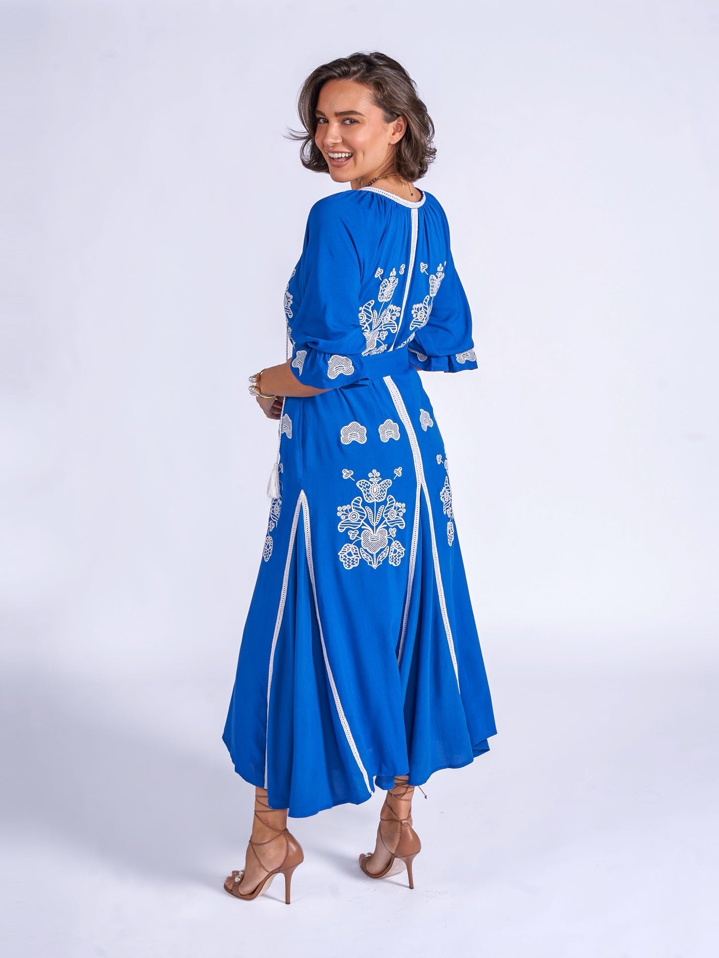 'LYRA' DRESS IN ROYAL BLUE'