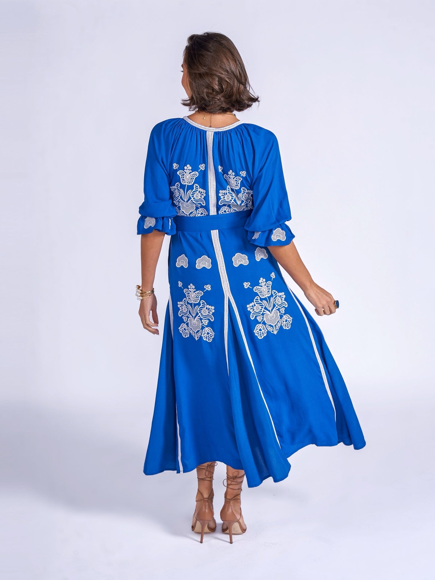 'LYRA' DRESS IN ROYAL BLUE'