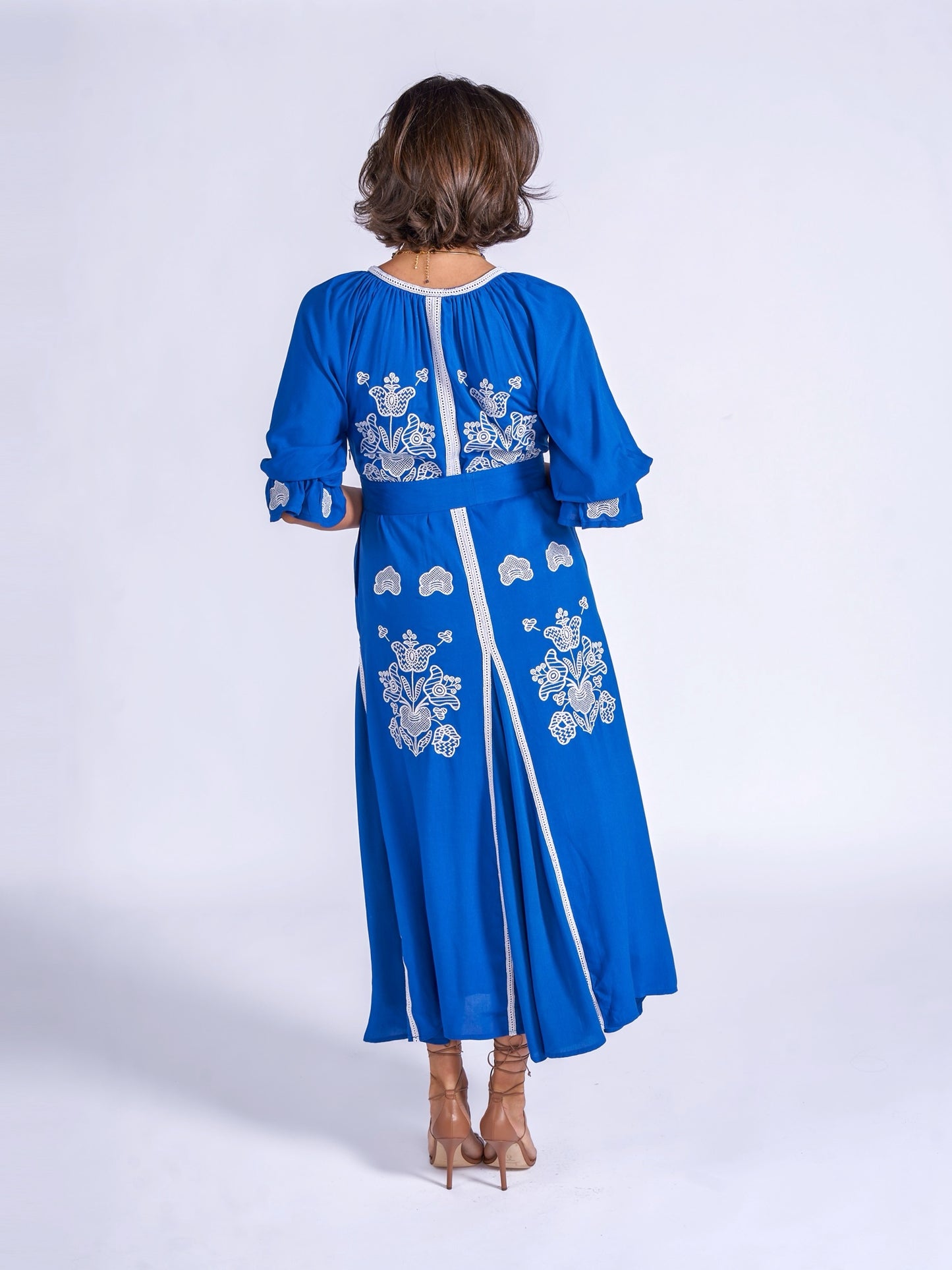 'LYRA' DRESS IN ROYAL BLUE'