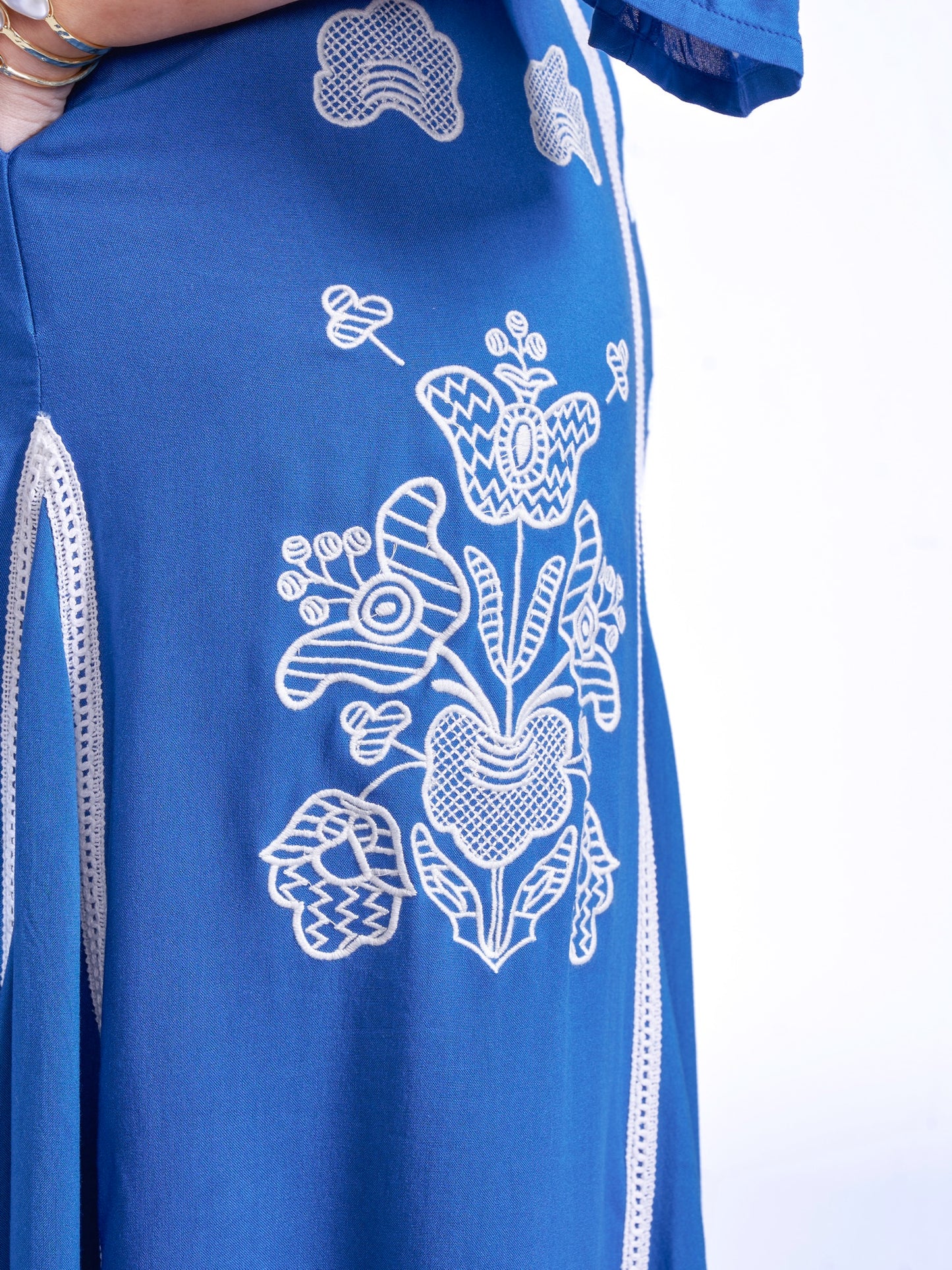 'LYRA' DRESS IN ROYAL BLUE'