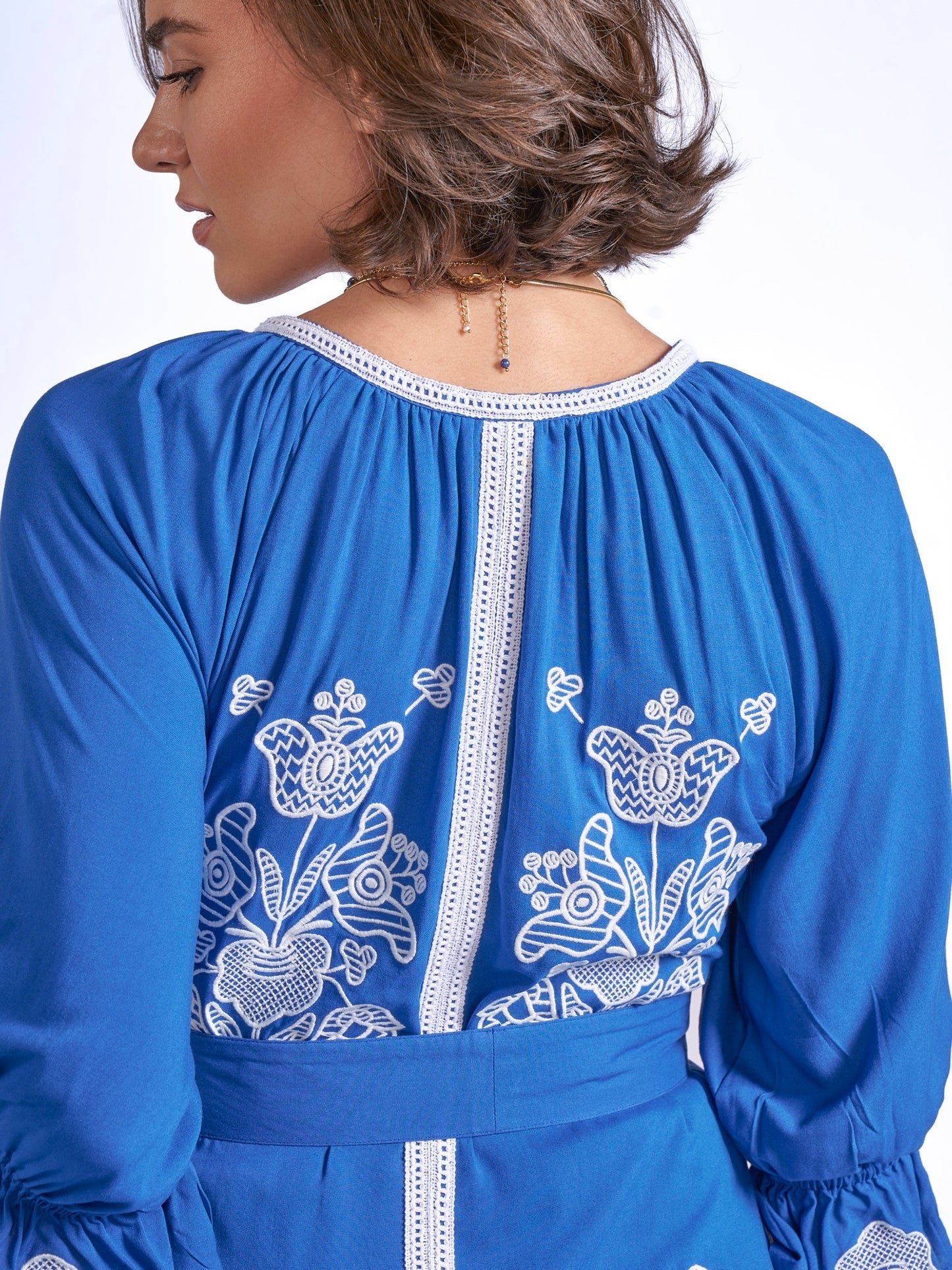 'LYRA' DRESS IN ROYAL BLUE'