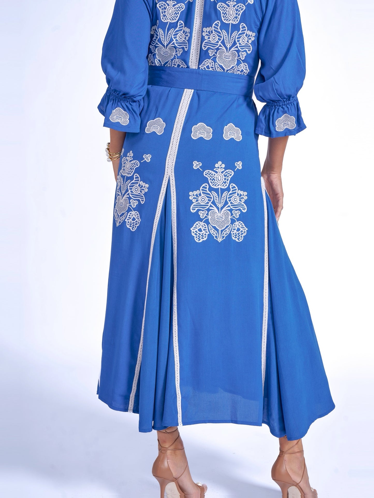 'LYRA' DRESS IN ROYAL BLUE'