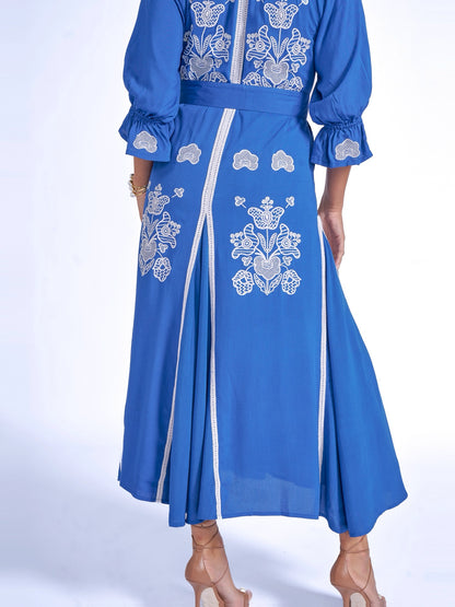 'LYRA' DRESS IN ROYAL BLUE'