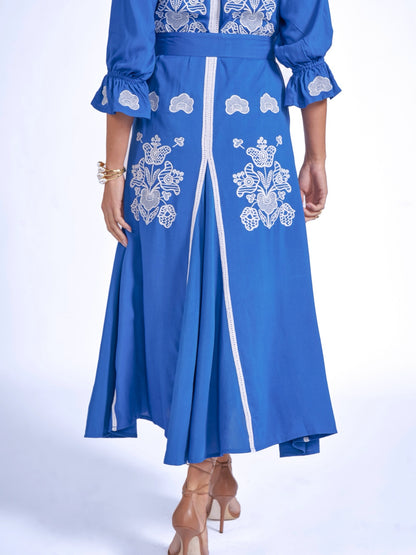 'LYRA' DRESS IN ROYAL BLUE'