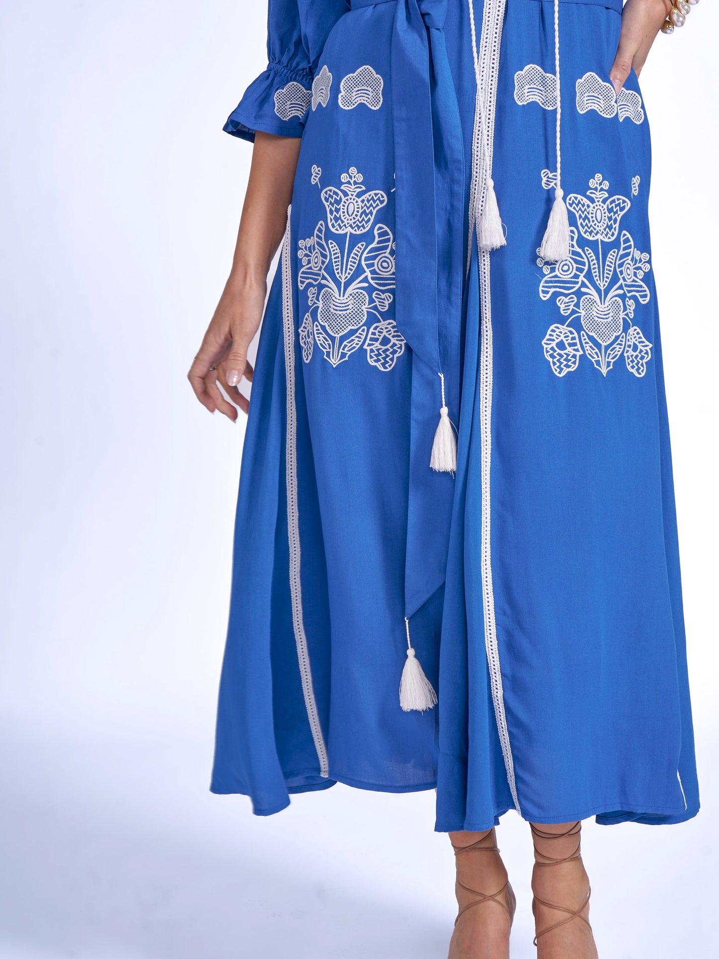 'LYRA' DRESS IN ROYAL BLUE'