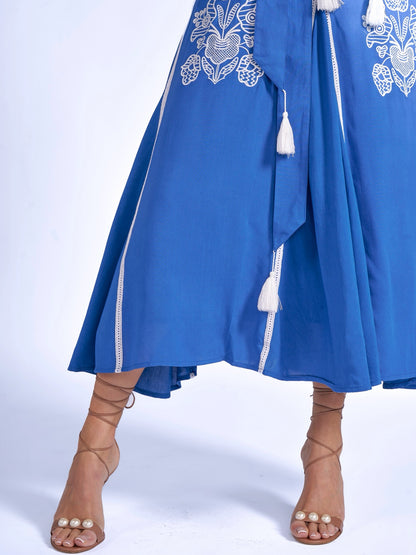 'LYRA' DRESS IN ROYAL BLUE'