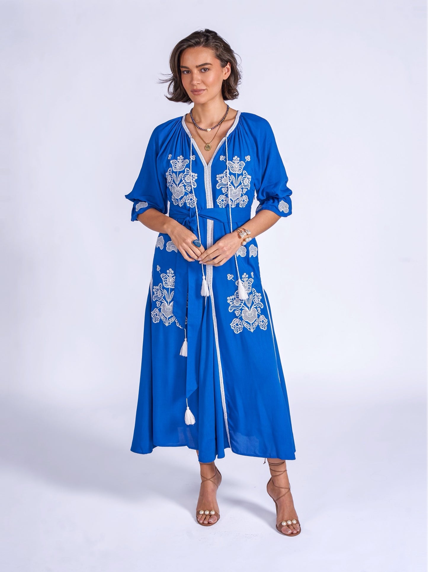 'LYRA' DRESS IN ROYAL BLUE'