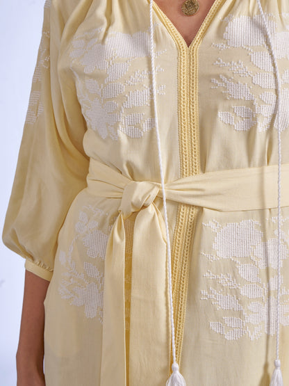 'LYRA' DRESS IN LEMON