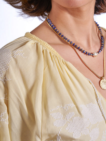 'LYRA' DRESS IN LEMON