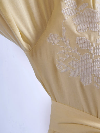 'LYRA' DRESS IN LEMON