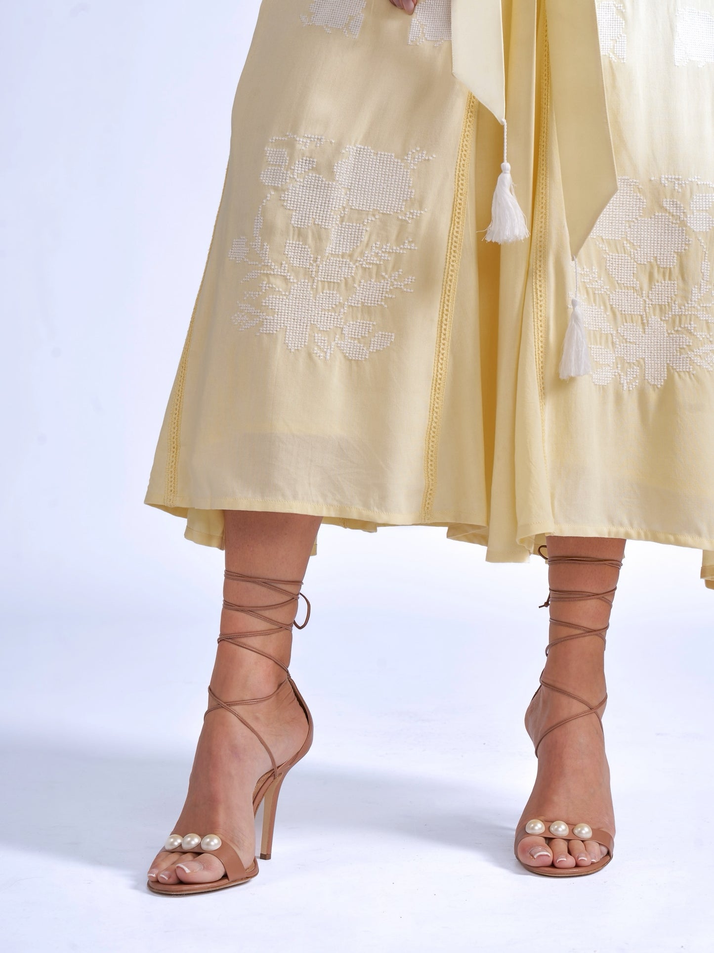 'LYRA' DRESS IN LEMON