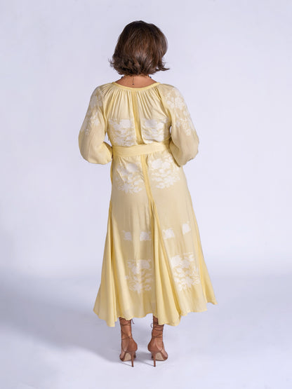 'LYRA' DRESS IN LEMON