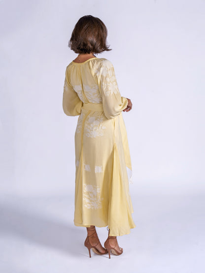 'LYRA' DRESS IN LEMON