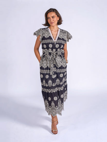 'MELBOURNE' DRESS IN BLACK