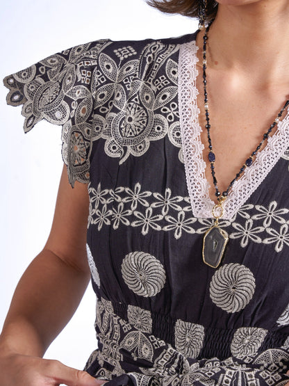 'MELBOURNE' DRESS IN BLACK