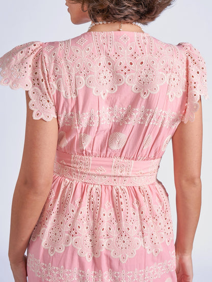 'MELBOURNE' DRESS IN STRAWBERRY