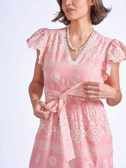 'MELBOURNE' DRESS IN STRAWBERRY