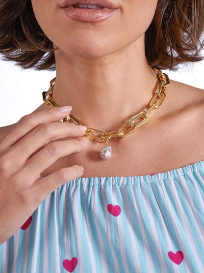 'MICHELE' DRESS IN PINK HEART