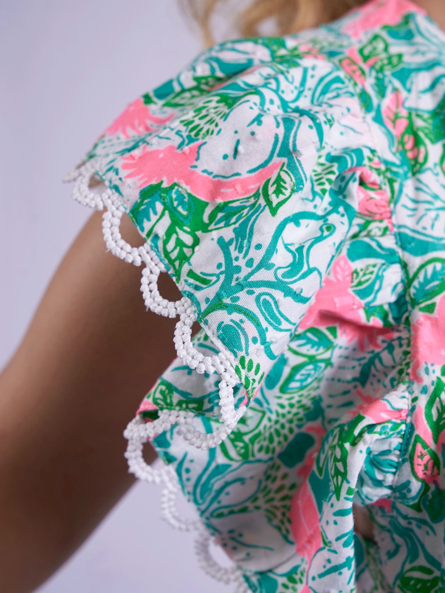 'MISHA' DRESS IN PINK PARROT