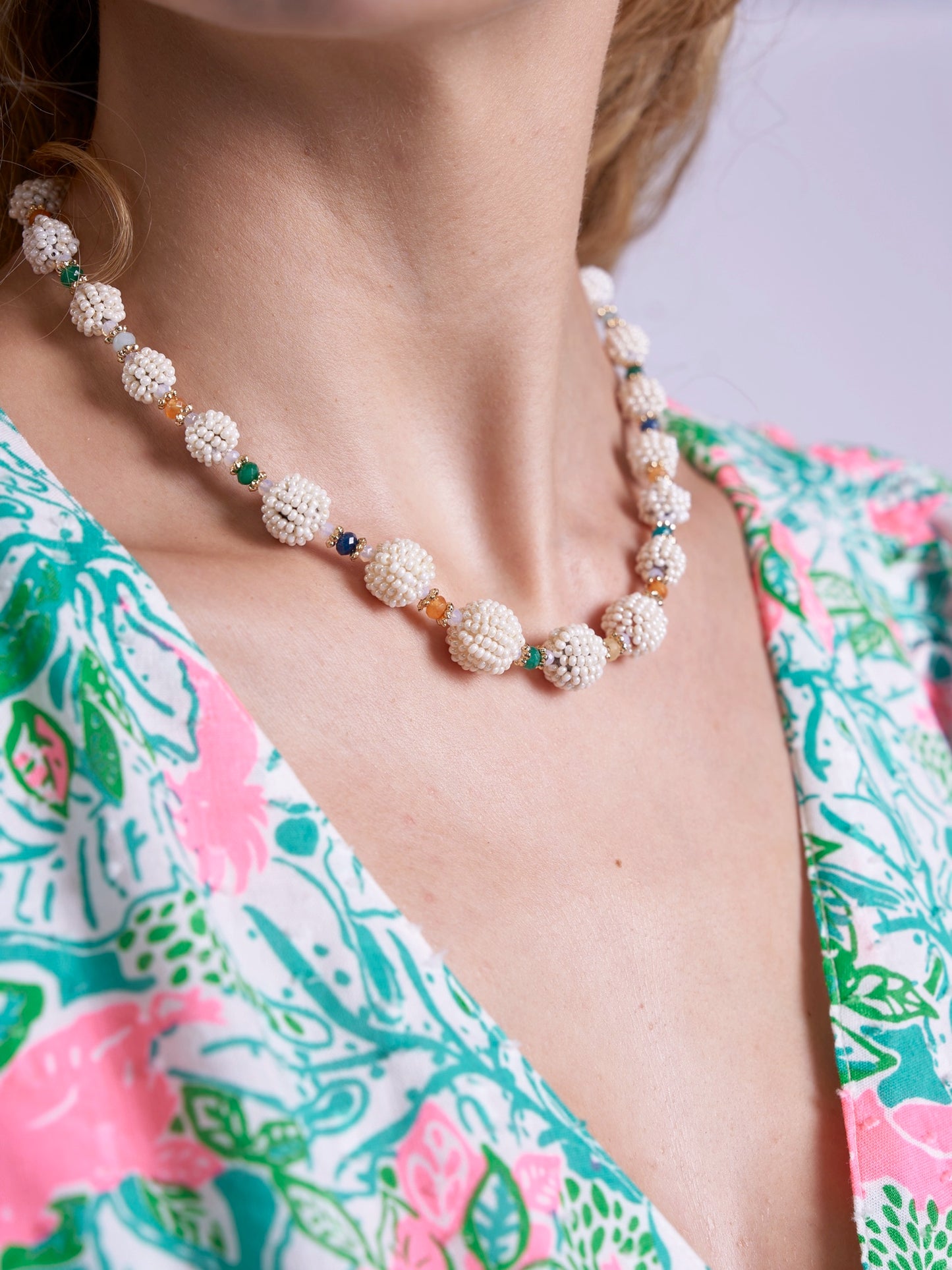 'MISHA' DRESS IN PINK PARROT