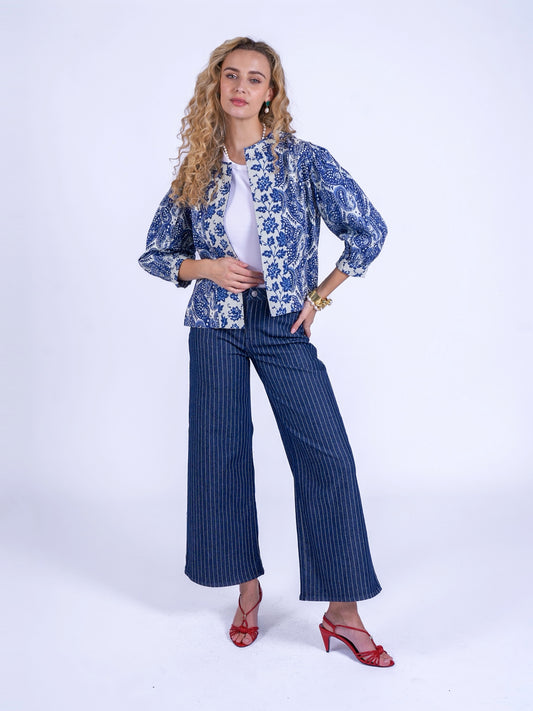 'MUSE' REVERSIBLE JACKET, INDIGO