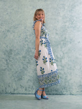Load image into Gallery viewer, ‘SHORE’ DRESS IN BLUEBELL (Fully lined)
