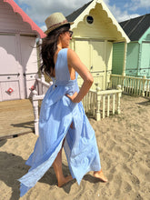 Load image into Gallery viewer, ‘MAMOUNIA’ MAXI DRESS IN SKY BLUE
