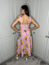 Load image into Gallery viewer, ‘AMORE’ DRESS IN MARIGOLD STRIPE
