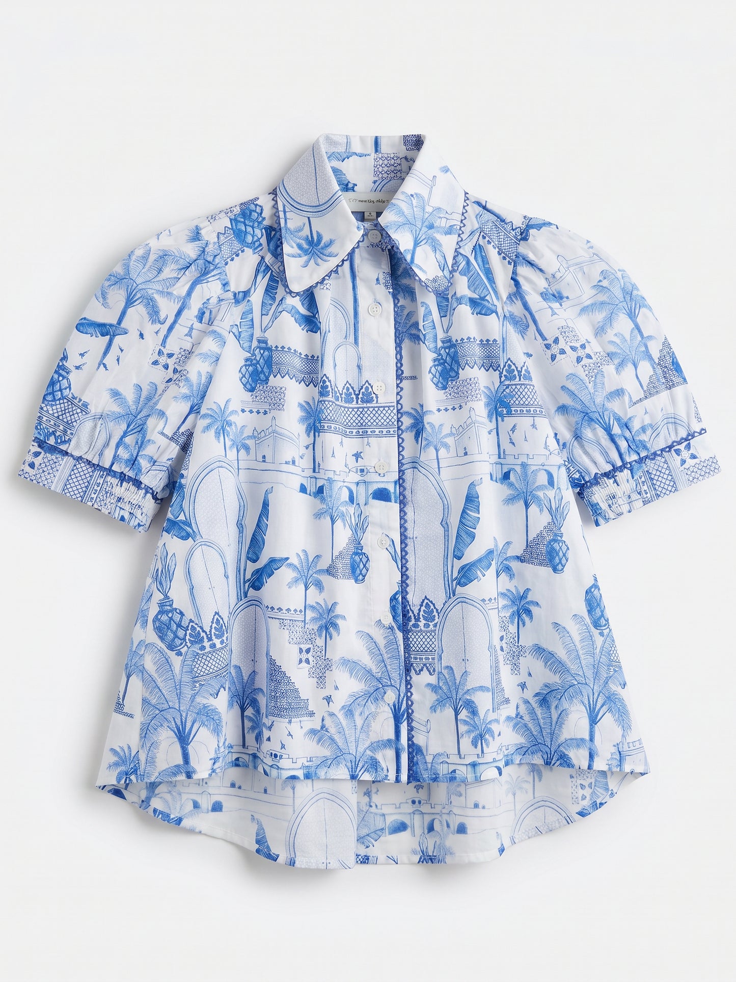 'PADDINGTON' BLOUSE BLUE PARADISE