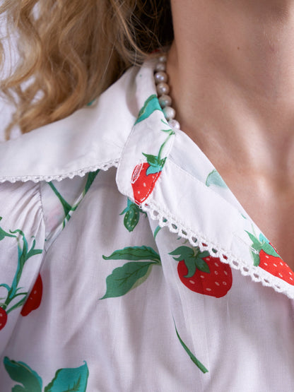 'PADDINGTON' BLOUSE IN STRAWBERRY