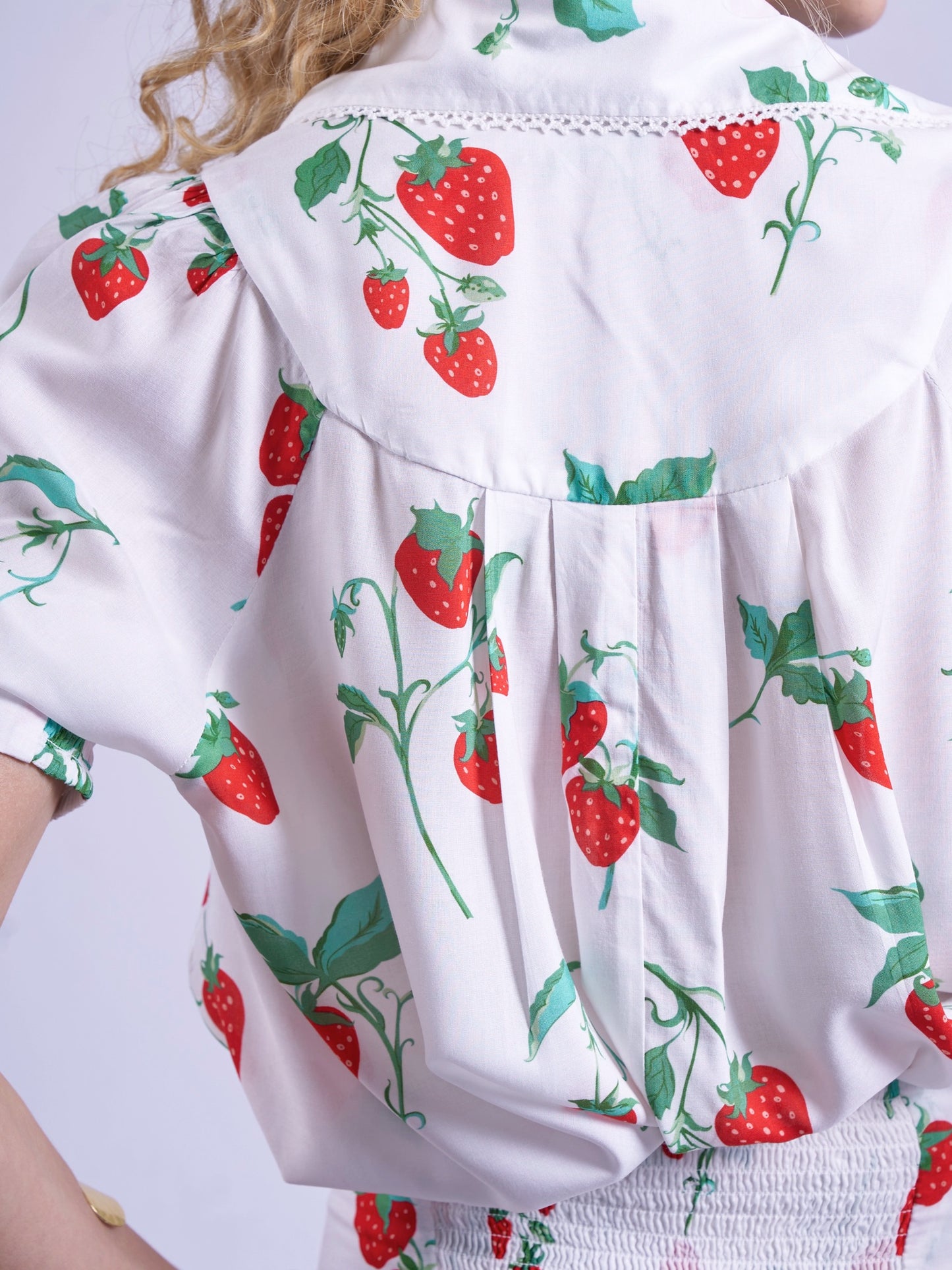 'PADDINGTON' BLOUSE IN STRAWBERRY