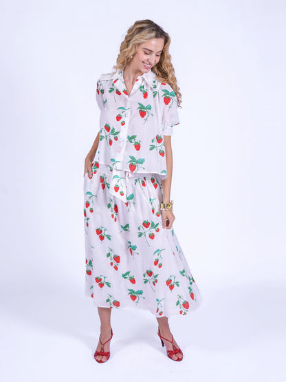 'PADDINGTON' BLOUSE IN STRAWBERRY