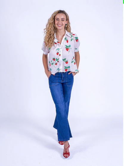 'PADDINGTON' BLOUSE IN STRAWBERRY