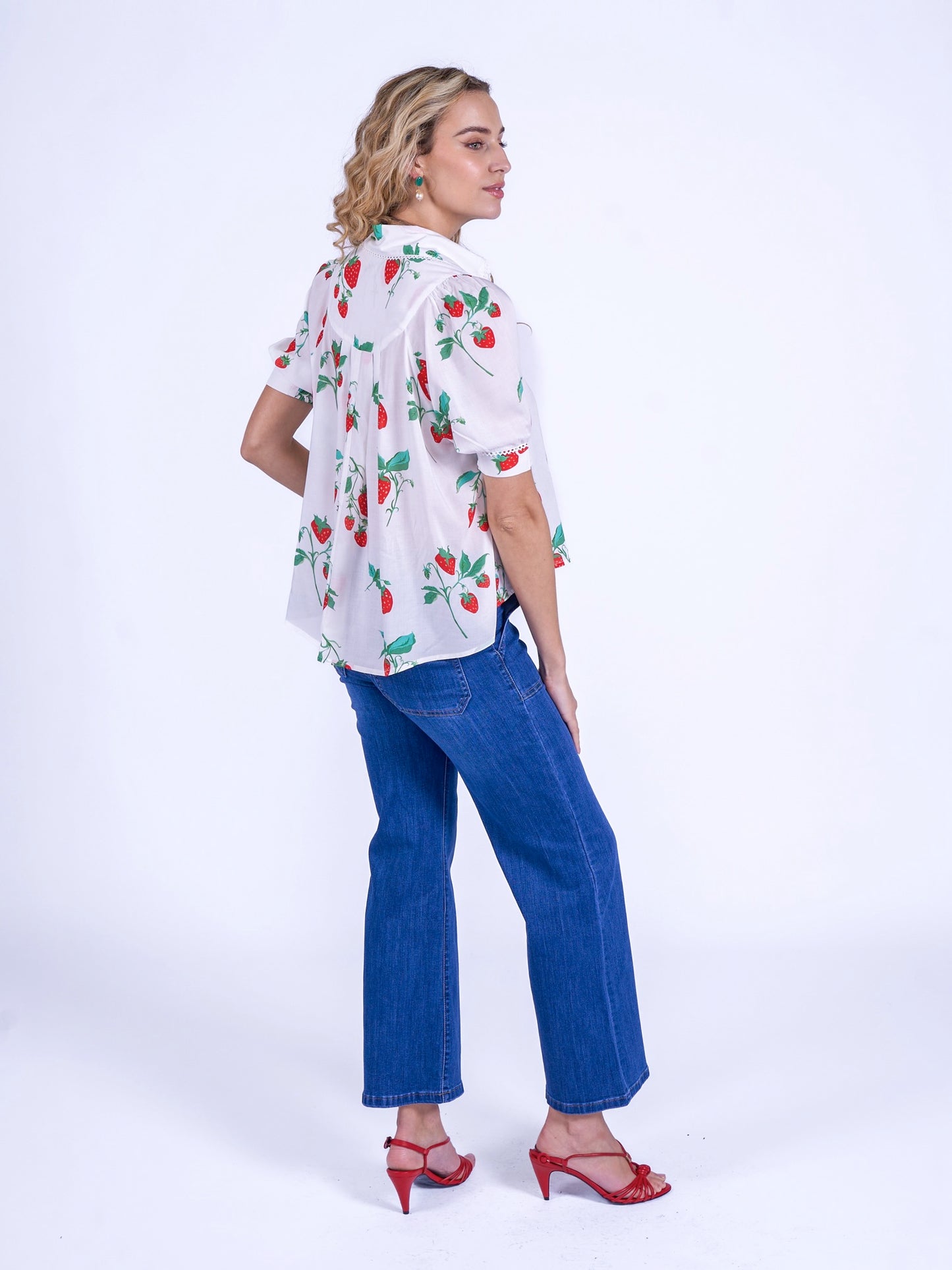 'PADDINGTON' BLOUSE IN STRAWBERRY