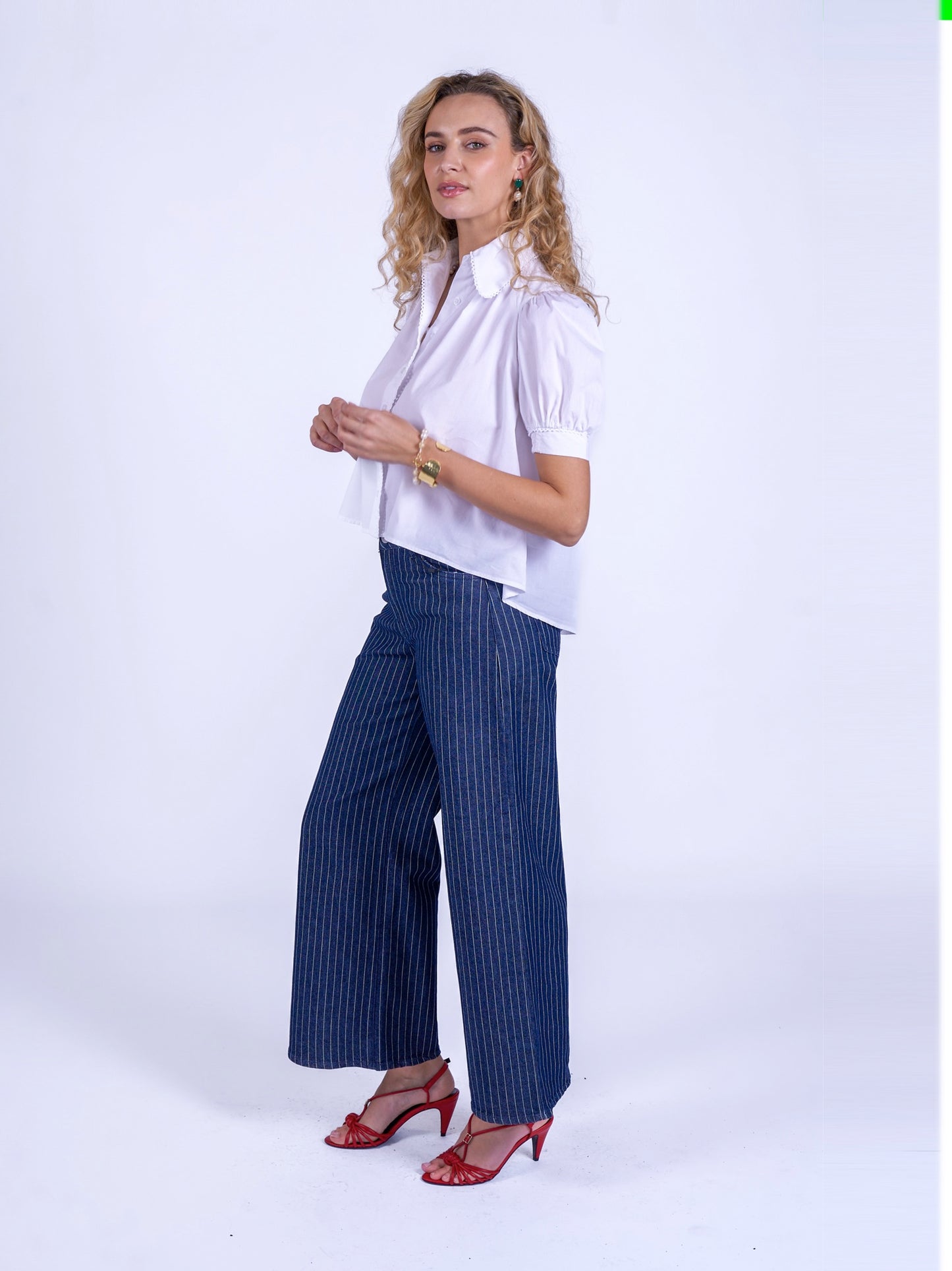 'PADDINGTON' BLOUSE IN WHITE