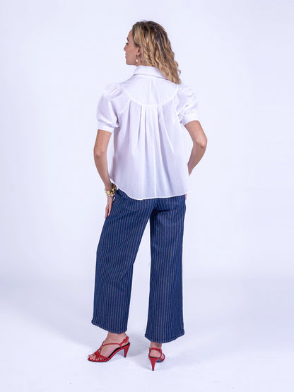 'PADDINGTON' BLOUSE IN WHITE