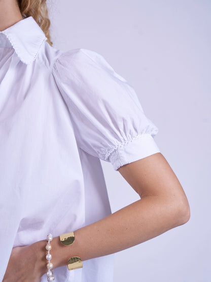 'PADDINGTON' BLOUSE IN WHITE