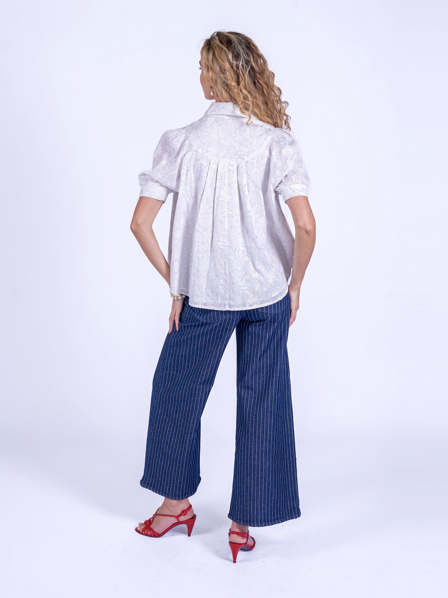 'PADDINGTON' BLOUSE BLUE PARADISE