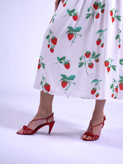 'PADDINGTON' SKIRT IN STRAWBERRY