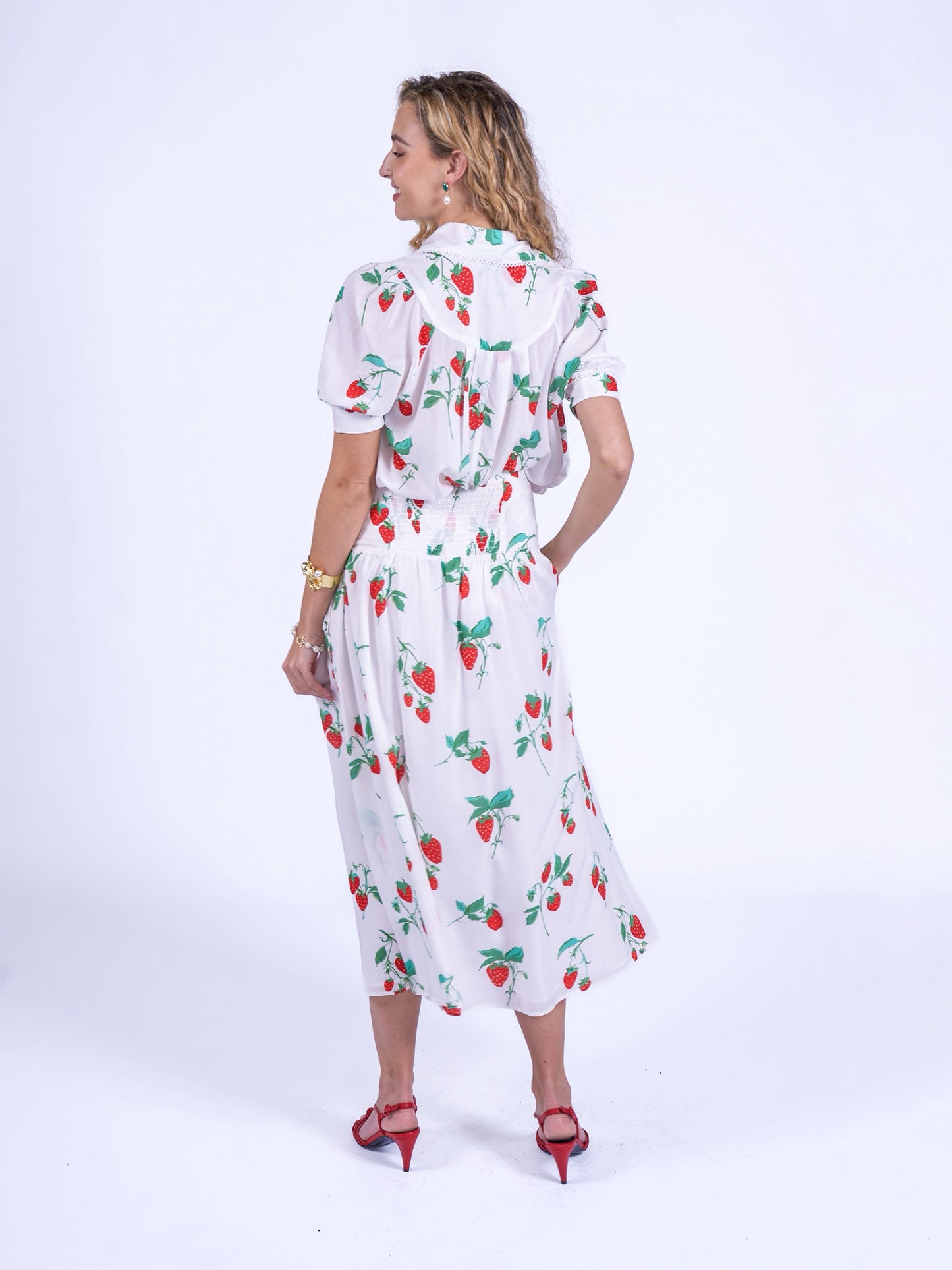 'PADDINGTON' SKIRT IN STRAWBERRY