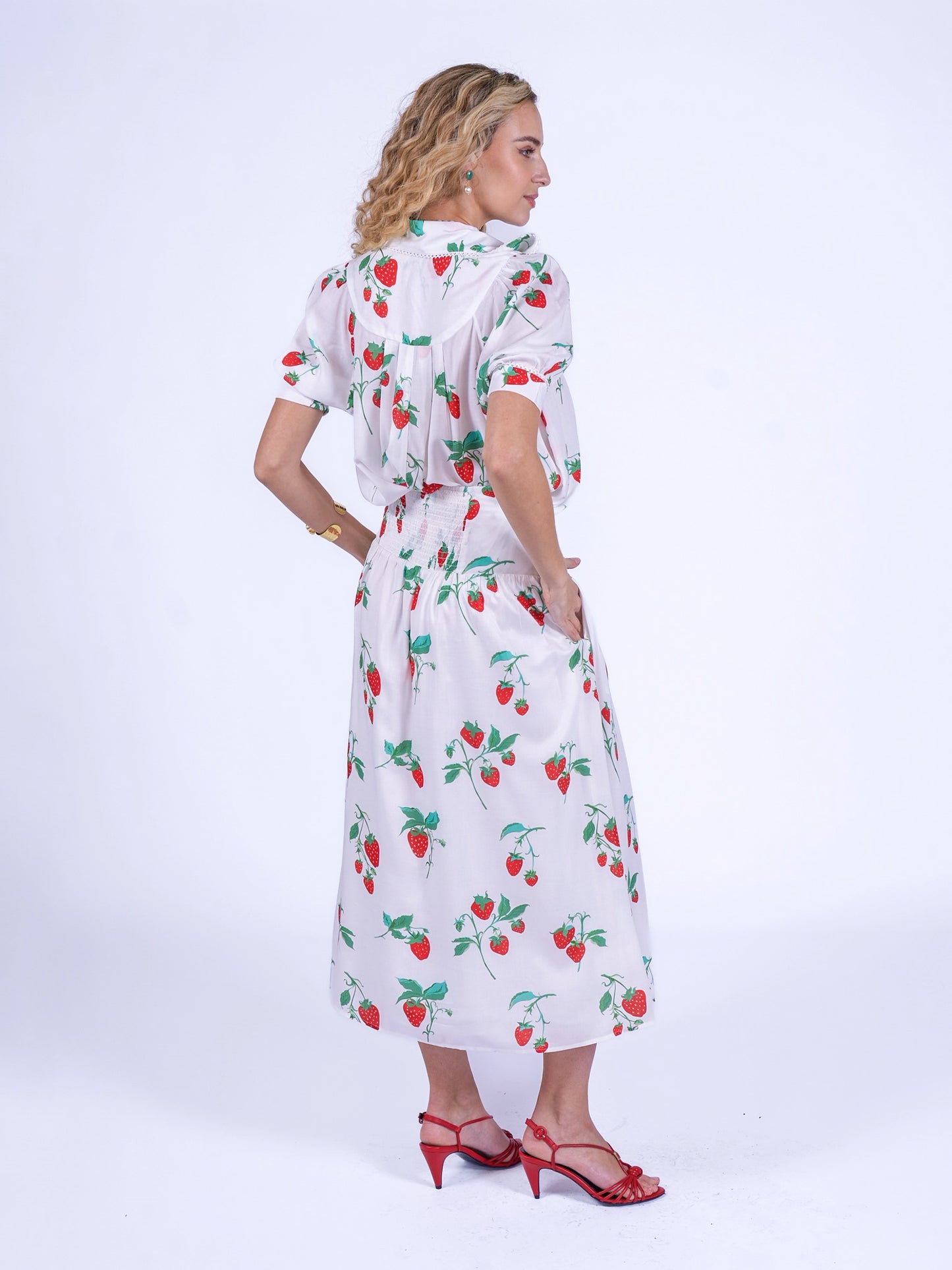 'PADDINGTON' SKIRT IN STRAWBERRY