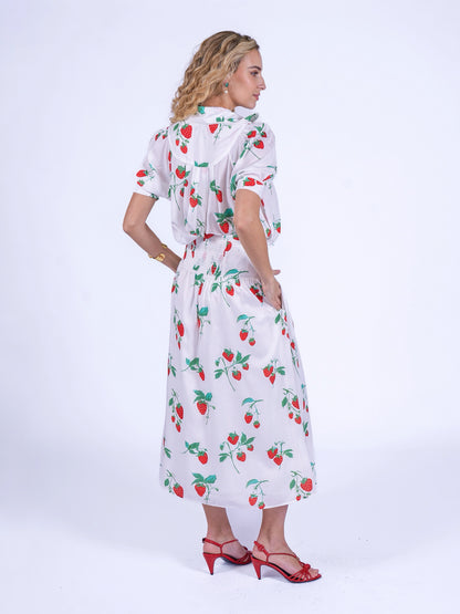 'PADDINGTON' SKIRT IN STRAWBERRY