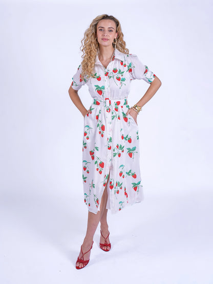 'SYDNEY' DRESS IN STRAWBERRY