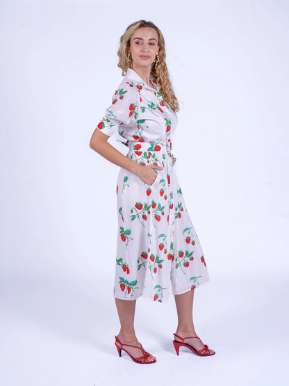 'SYDNEY' DRESS IN STRAWBERRY